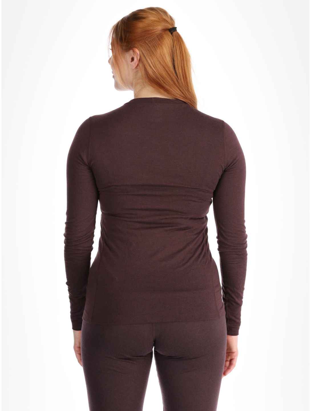 Odlo, Merino 200 camisa termoactiva mujeres Fudge púrpura 