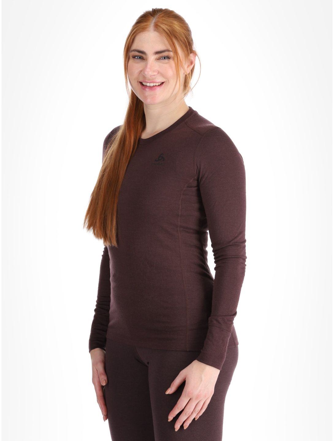 Odlo, Merino 200 camisa termoactiva mujeres Fudge púrpura 