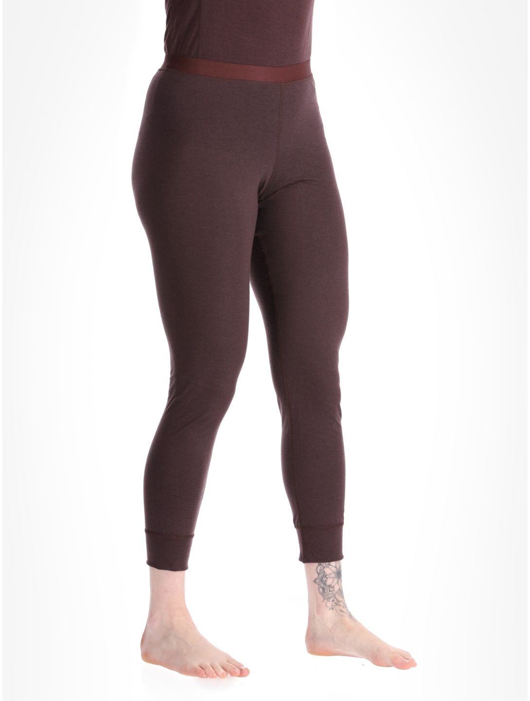 Odlo, Merino 200 pantalón termoactivo mujeres Fudge púrpura 