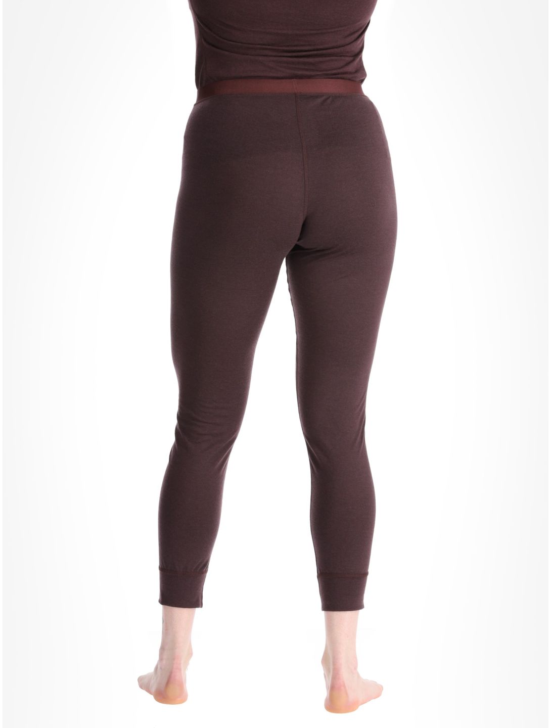 Odlo, Merino 200 pantalón termoactivo mujeres Fudge púrpura 