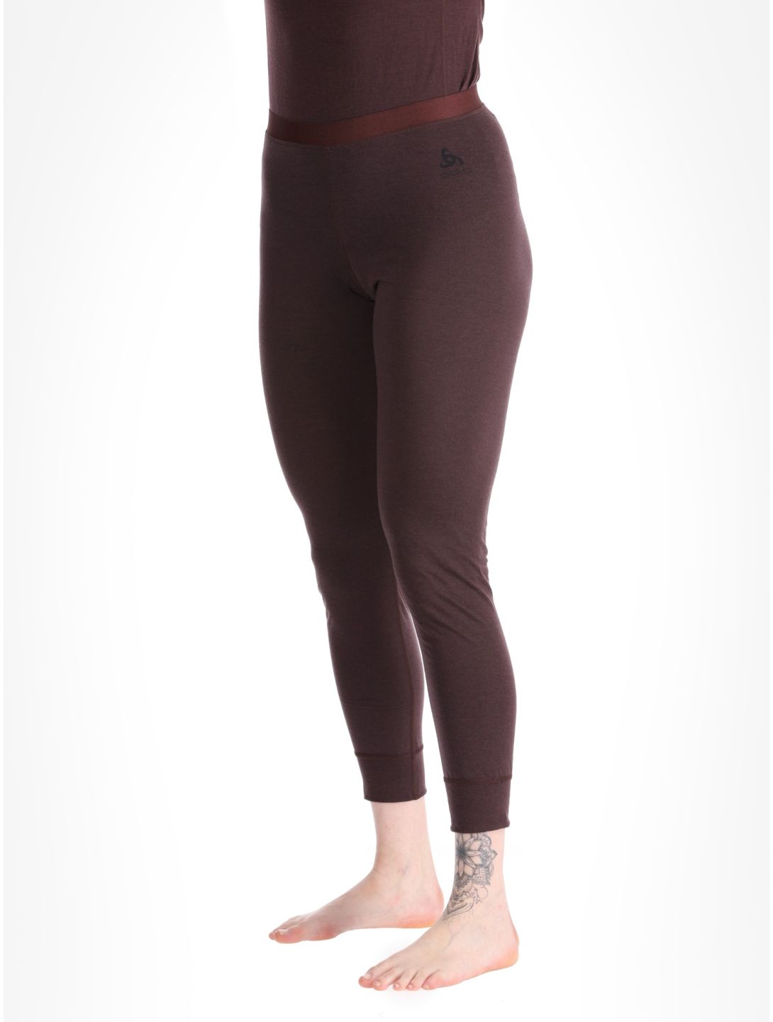 Odlo, Merino 200 pantalón termoactivo mujeres Fudge púrpura 