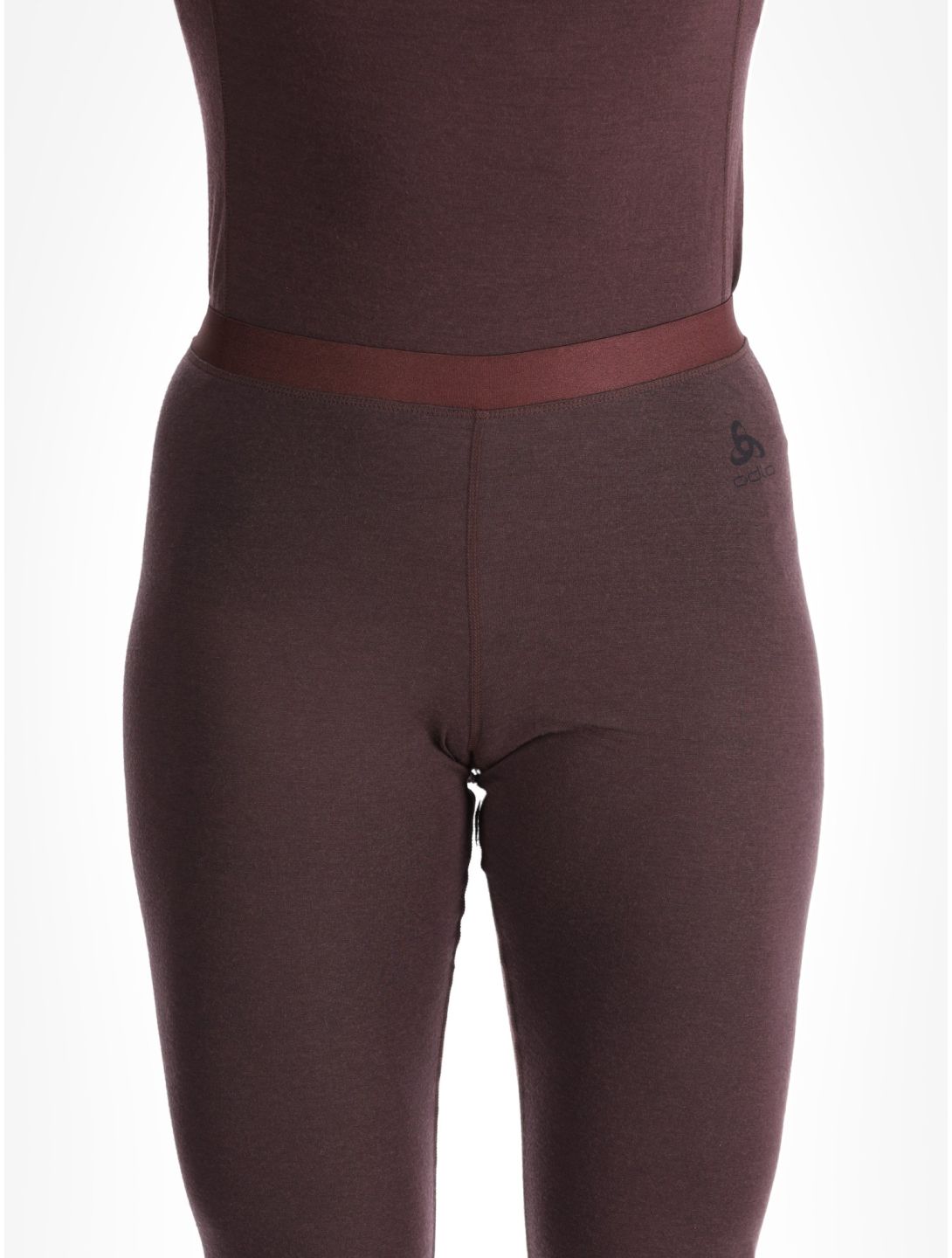 Odlo, Merino 200 pantalón termoactivo mujeres Fudge púrpura 