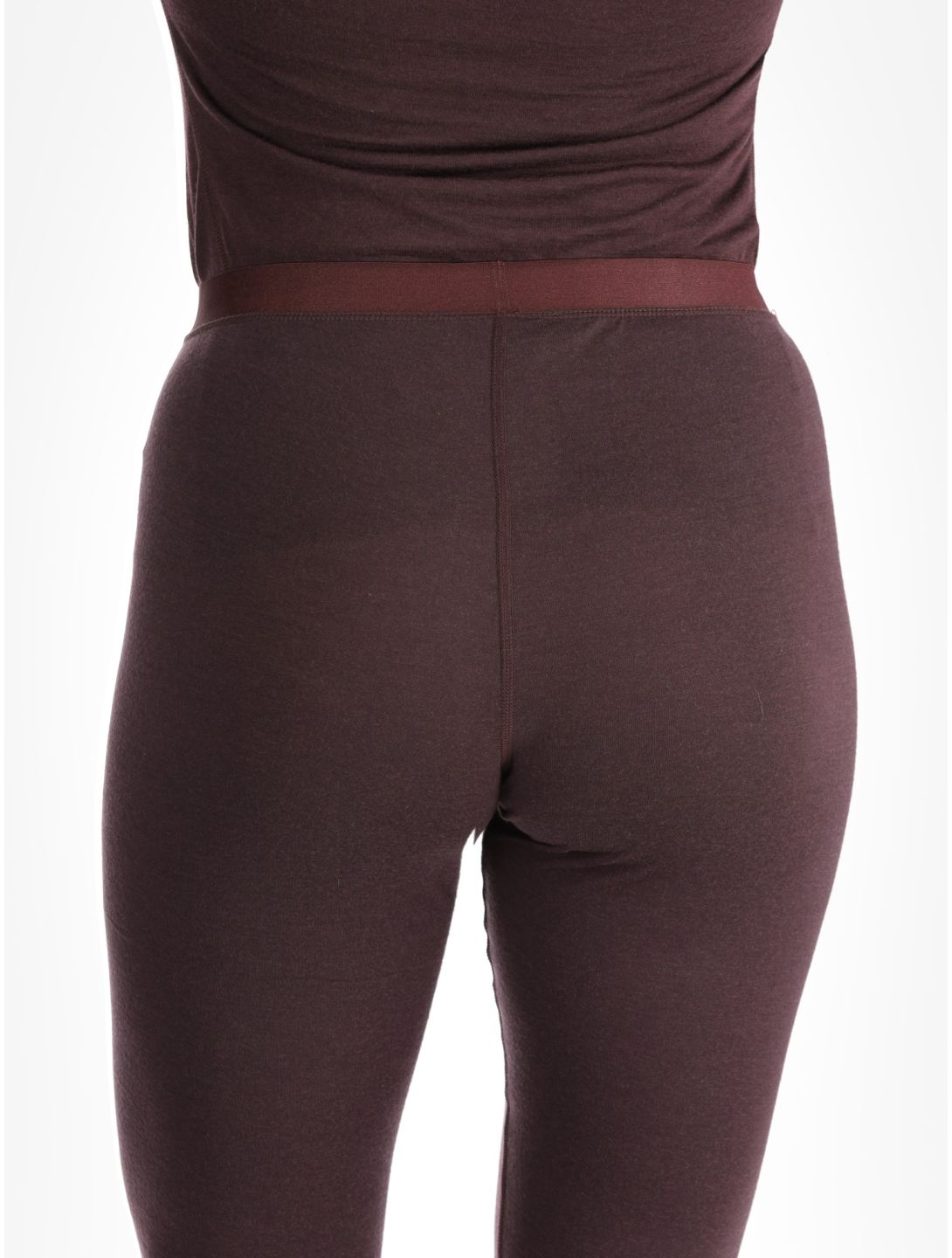 Odlo, Merino 200 pantalón termoactivo mujeres Fudge púrpura 