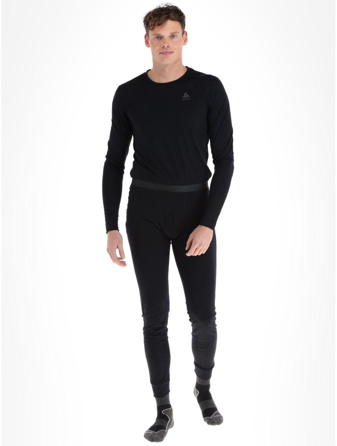 Odlo, Merino 200 pantalón termoactivo hombres Black negro 