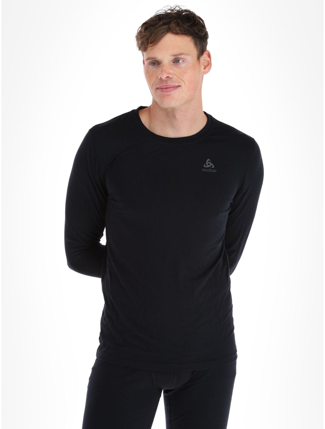 Odlo, Merino 200 camisa termoactiva hombres Black negro 