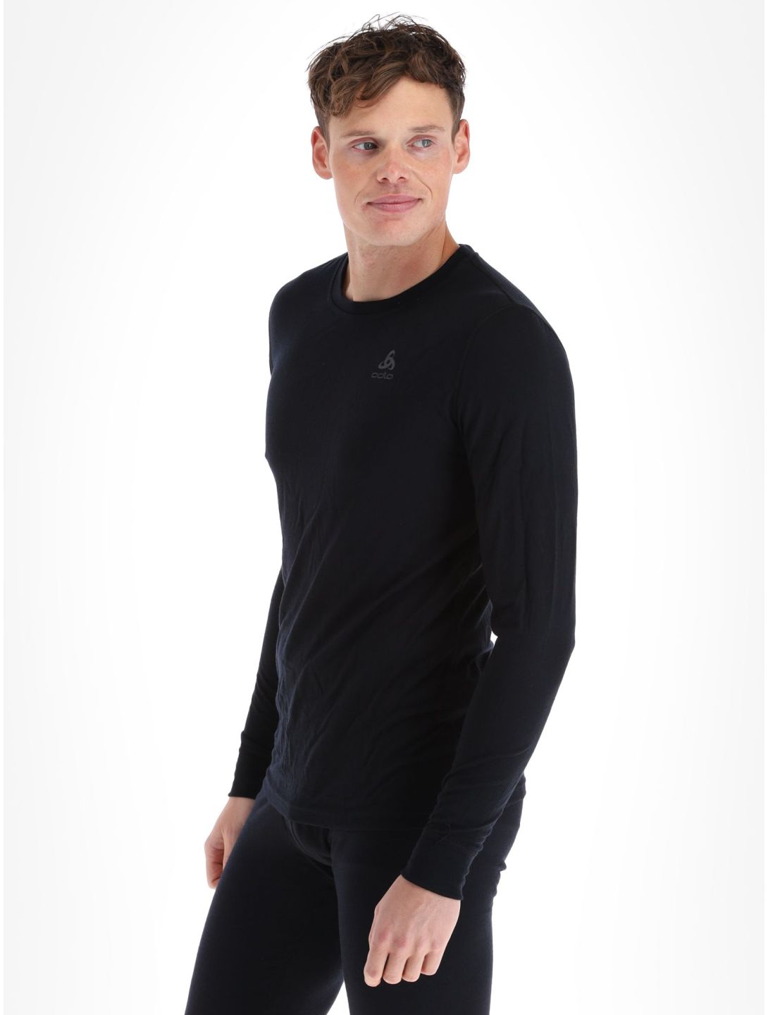 Odlo, Merino 200 camisa termoactiva hombres Black negro 