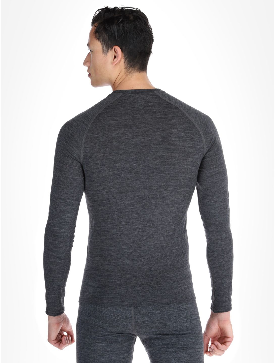 Odlo, Natural Performance PW 150 camisa termoactiva hombres Grey Melange - Dark Grey Melange gris 