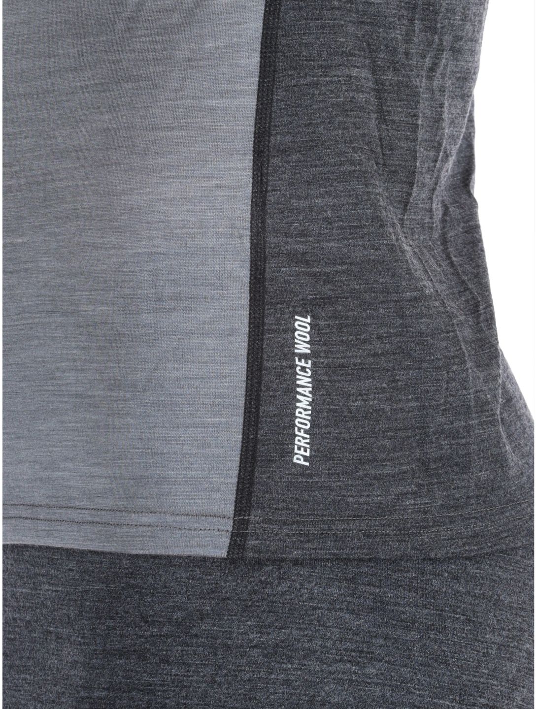 Odlo, Natural Performance PW 150 camisa termoactiva hombres Grey Melange - Dark Grey Melange gris 