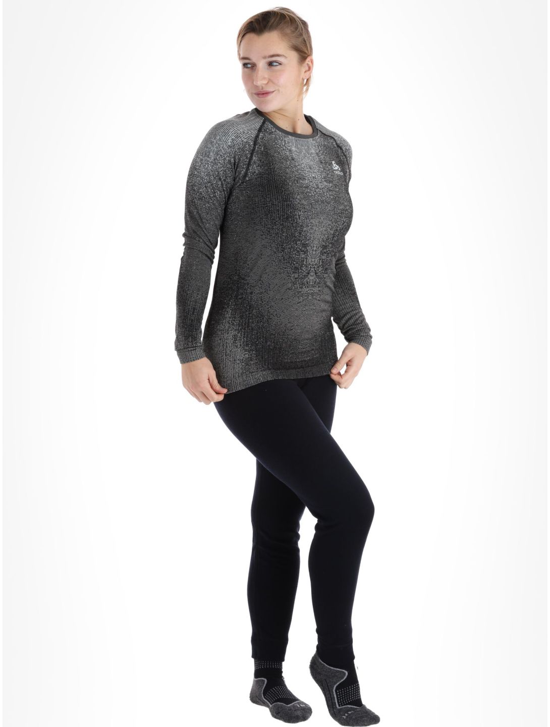 Odlo, Perfomance Eco camisa termoactiva mujeres Black negro 