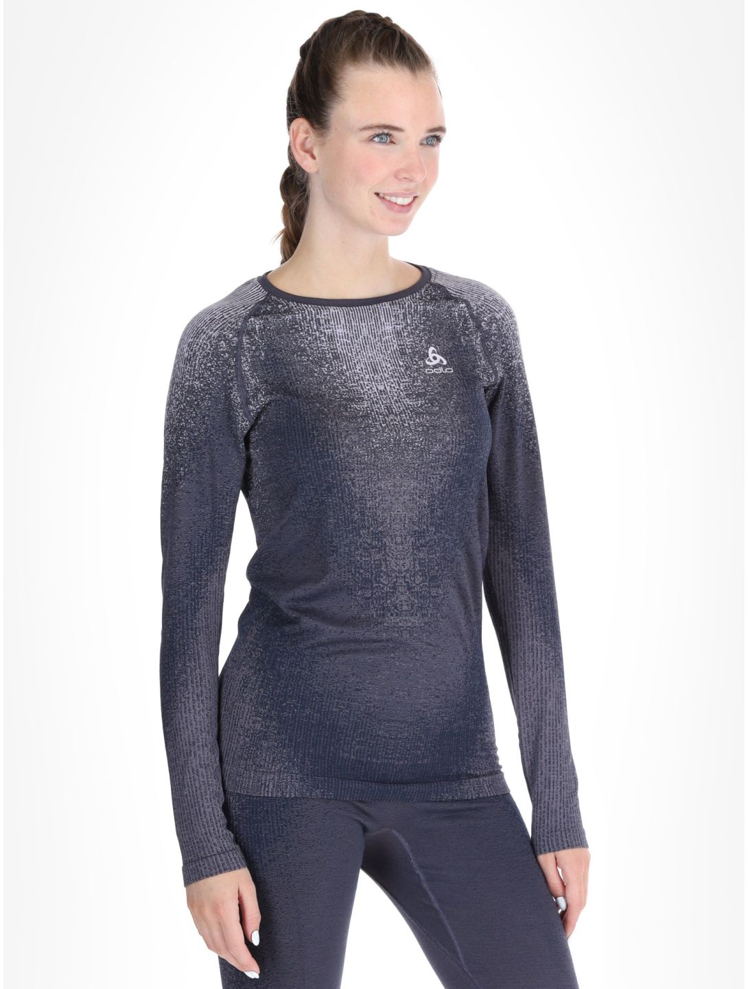 Odlo, Perfomance Eco camisa termoactiva mujeres Gray Ridge gris 