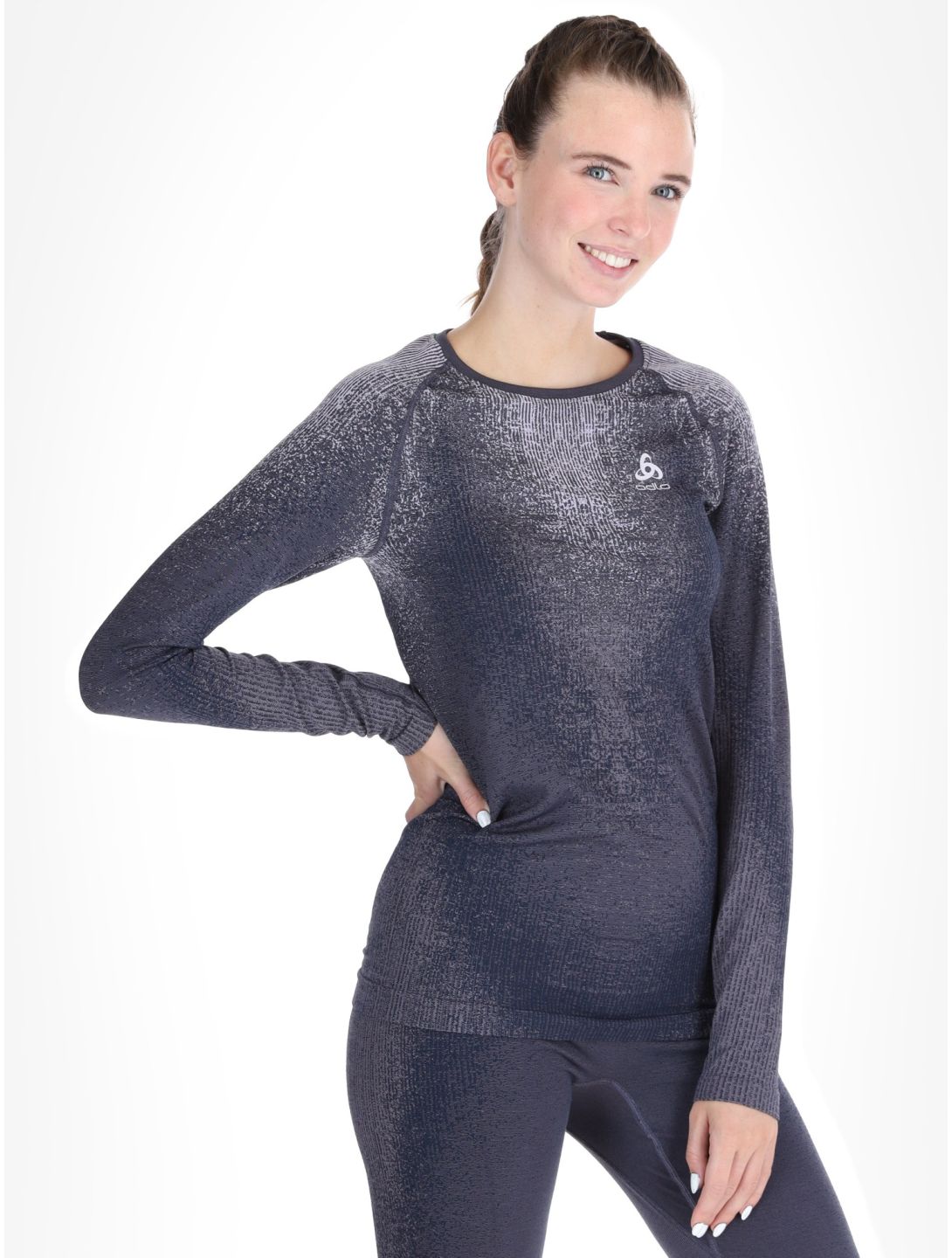 Odlo, Perfomance Eco camisa termoactiva mujeres Gray Ridge gris 