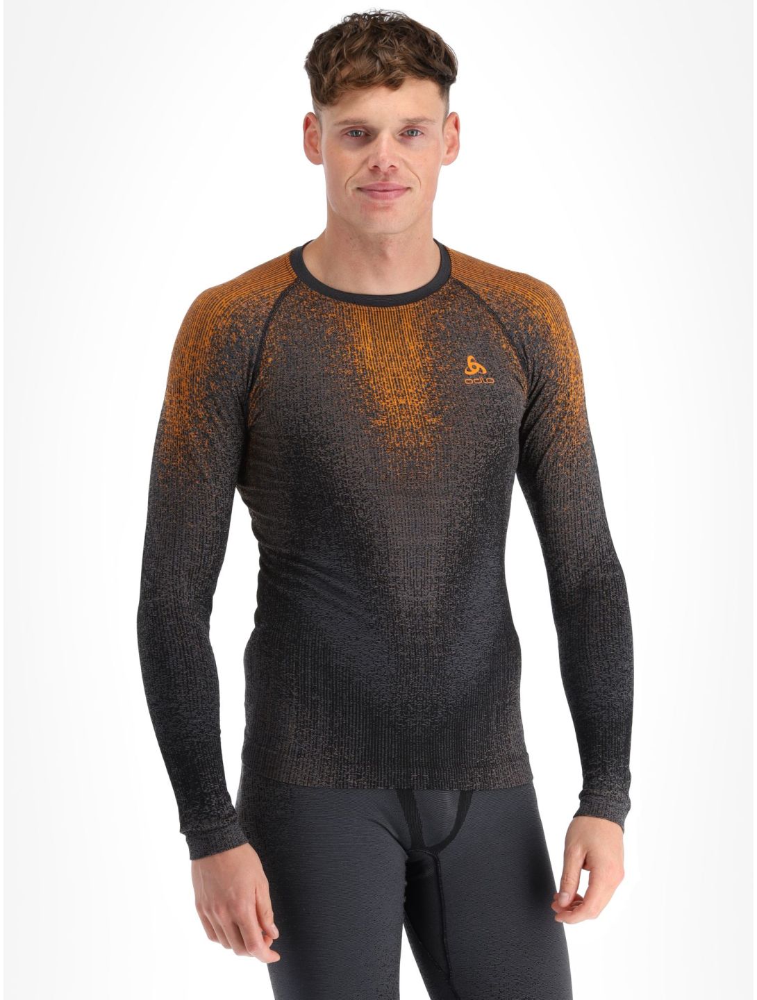 Odlo, Perfomance Eco camisa termoactiva hombres Oriole naranja 