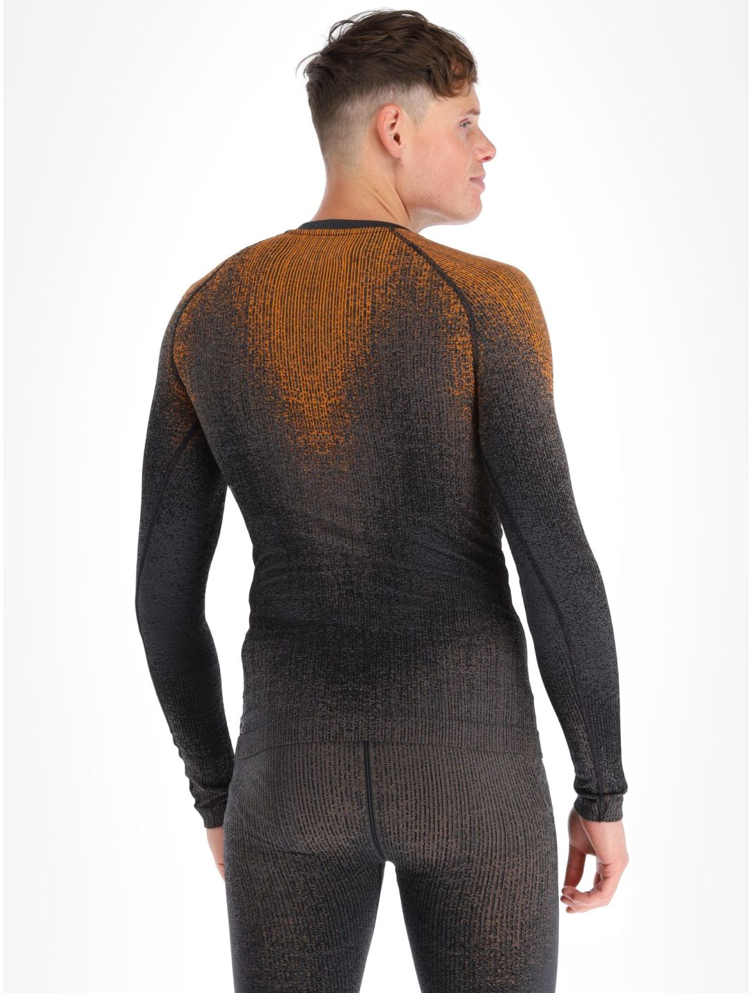 Odlo, Perfomance Eco camisa termoactiva hombres Oriole naranja 