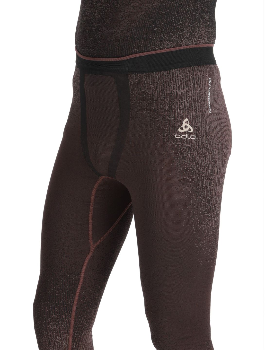 Odlo, Perfomance Eco pantalón termoactivo hombres Fudge púrpura 