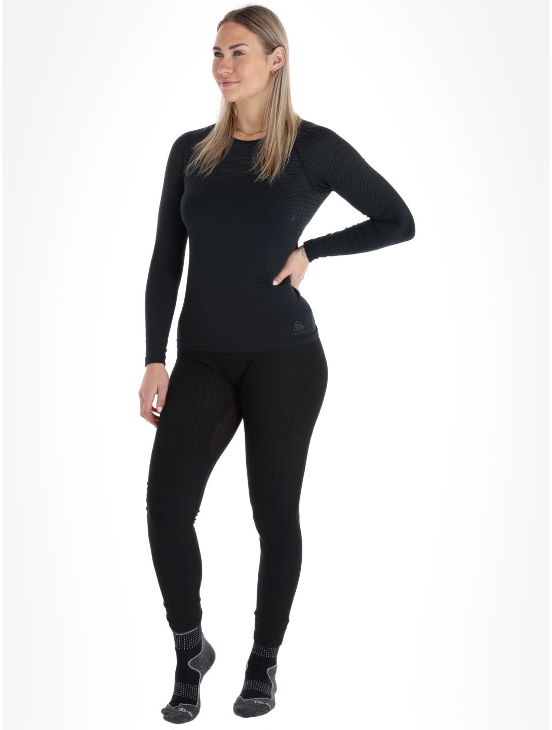 Odlo, Perfomance Light Eco camisa termoactiva mujeres Black negro 