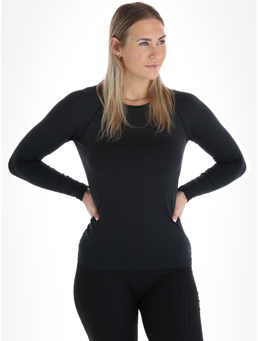 Odlo, Perfomance Light Eco camisa termoactiva mujeres Black negro 