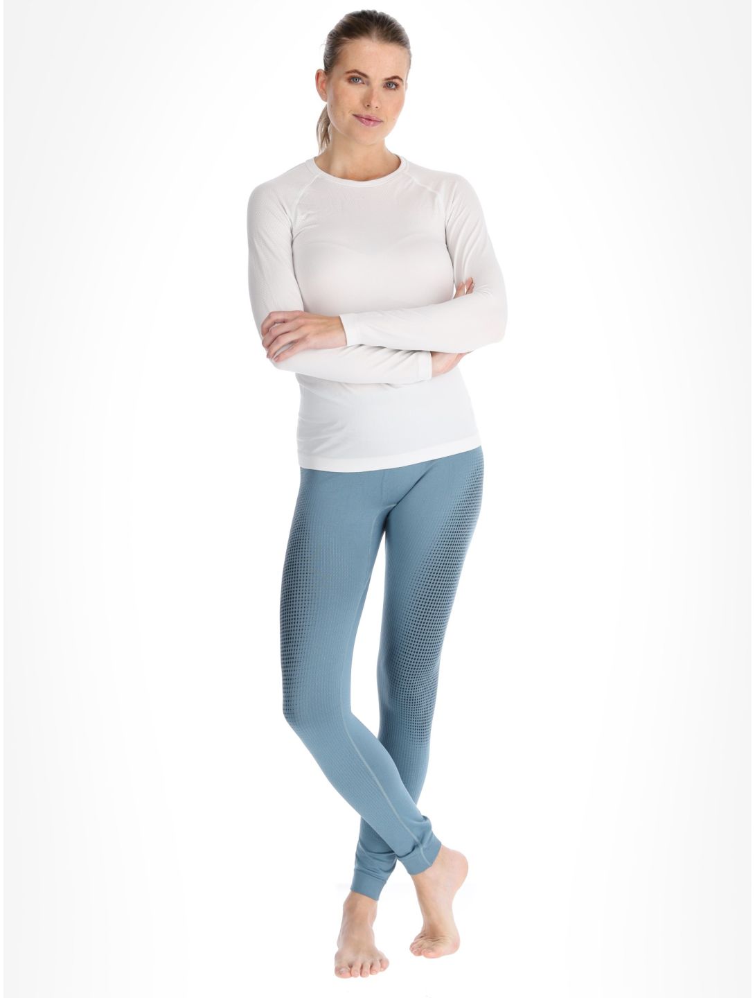 Odlo, Perfomance Light Eco camisa termoactiva mujeres White blanco 