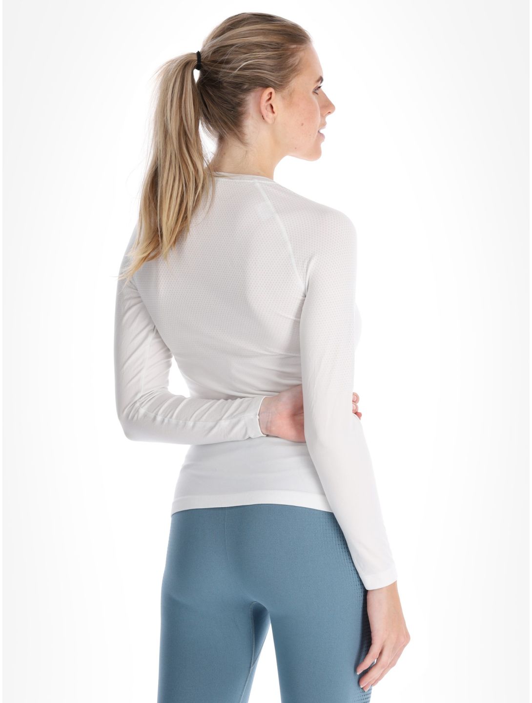 Odlo, Perfomance Light Eco camisa termoactiva mujeres White blanco 