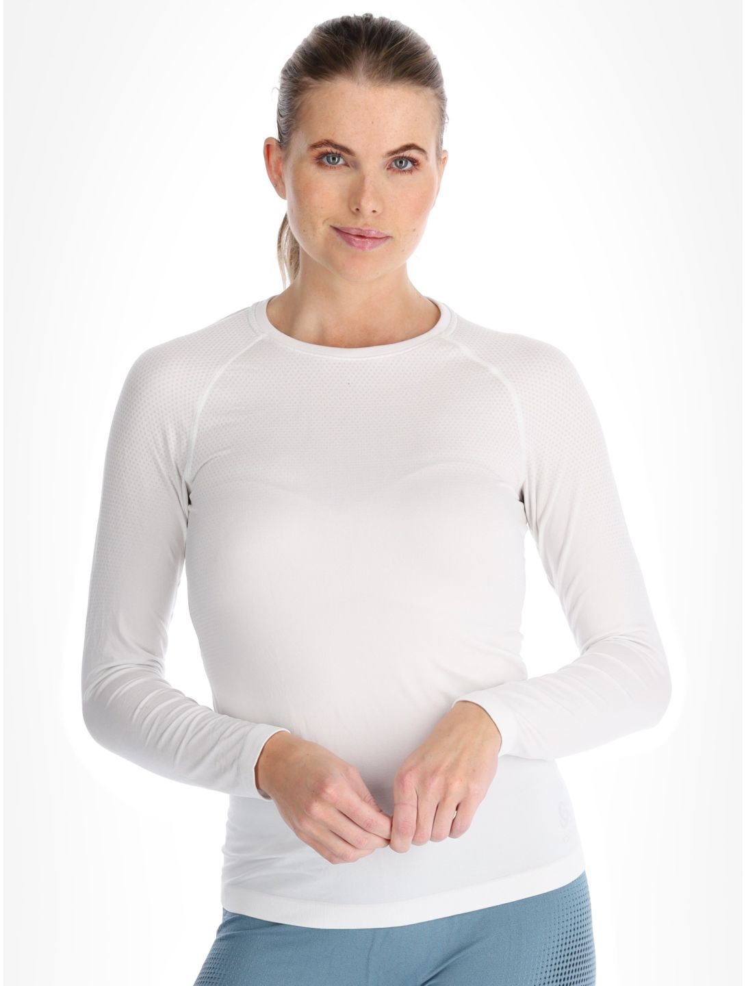 Odlo, Perfomance Light Eco camisa termoactiva mujeres White blanco 