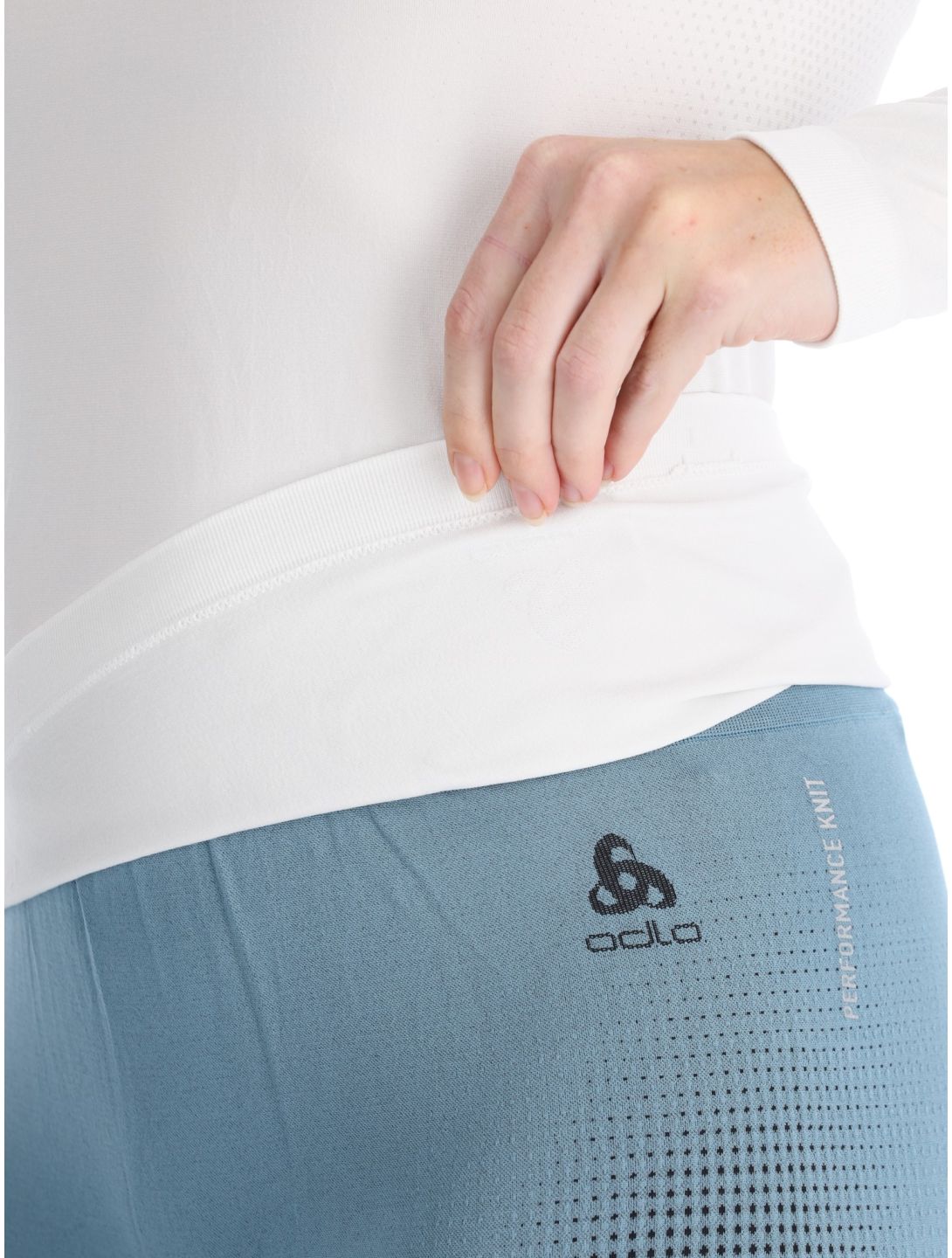 Odlo, Perfomance Light Eco camisa termoactiva mujeres White blanco 