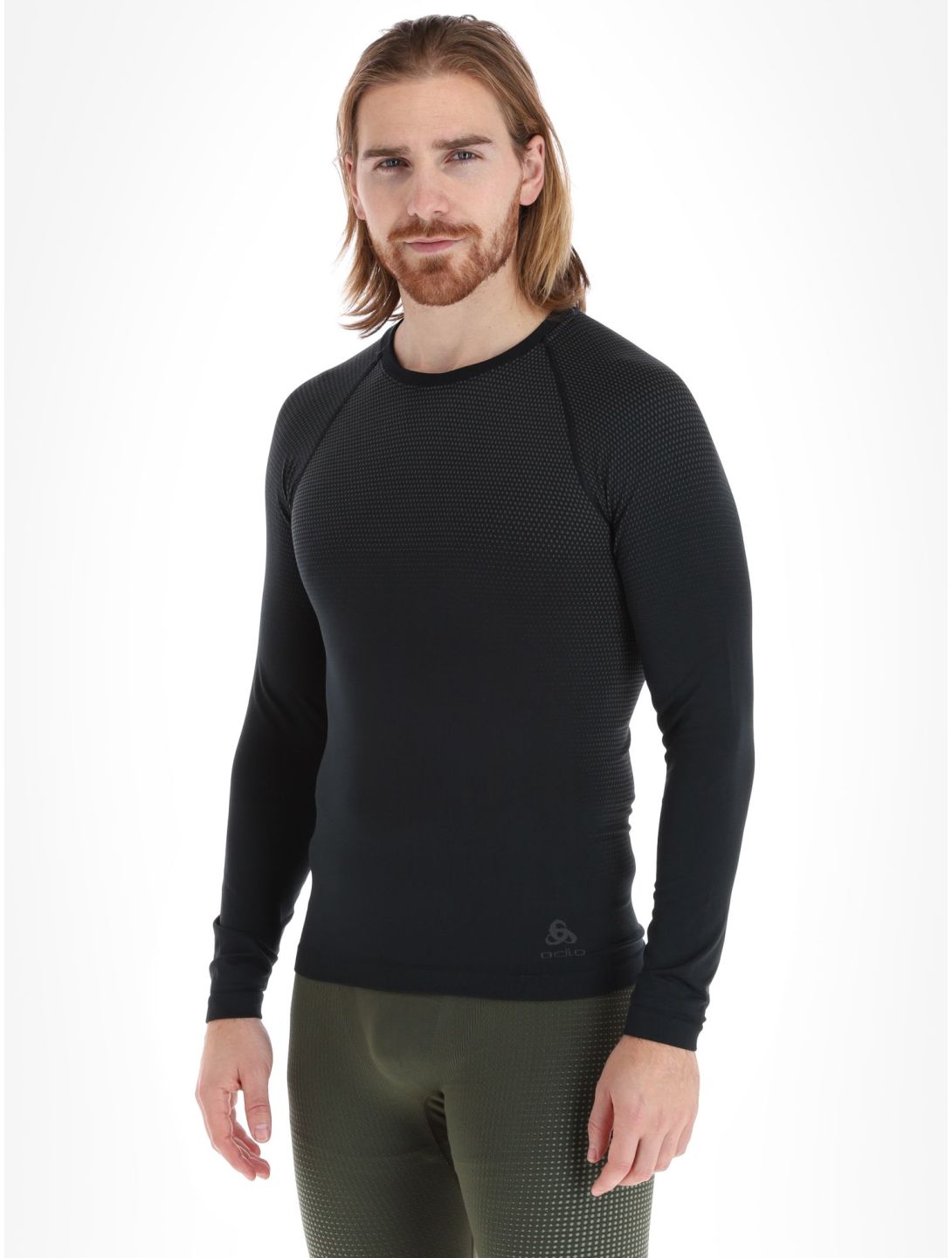 Odlo, Perfomance Light Eco camisa termoactiva hombres Black negro 