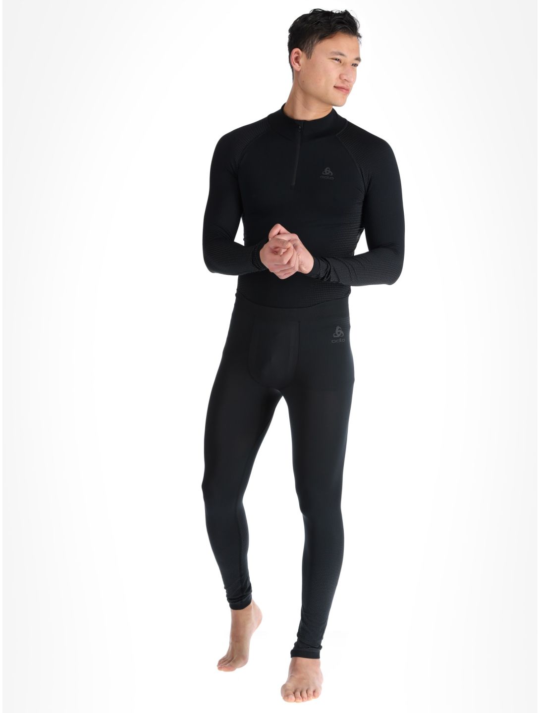 Odlo, Perfomance Light Eco pantalón termoactivo hombres Black negro 