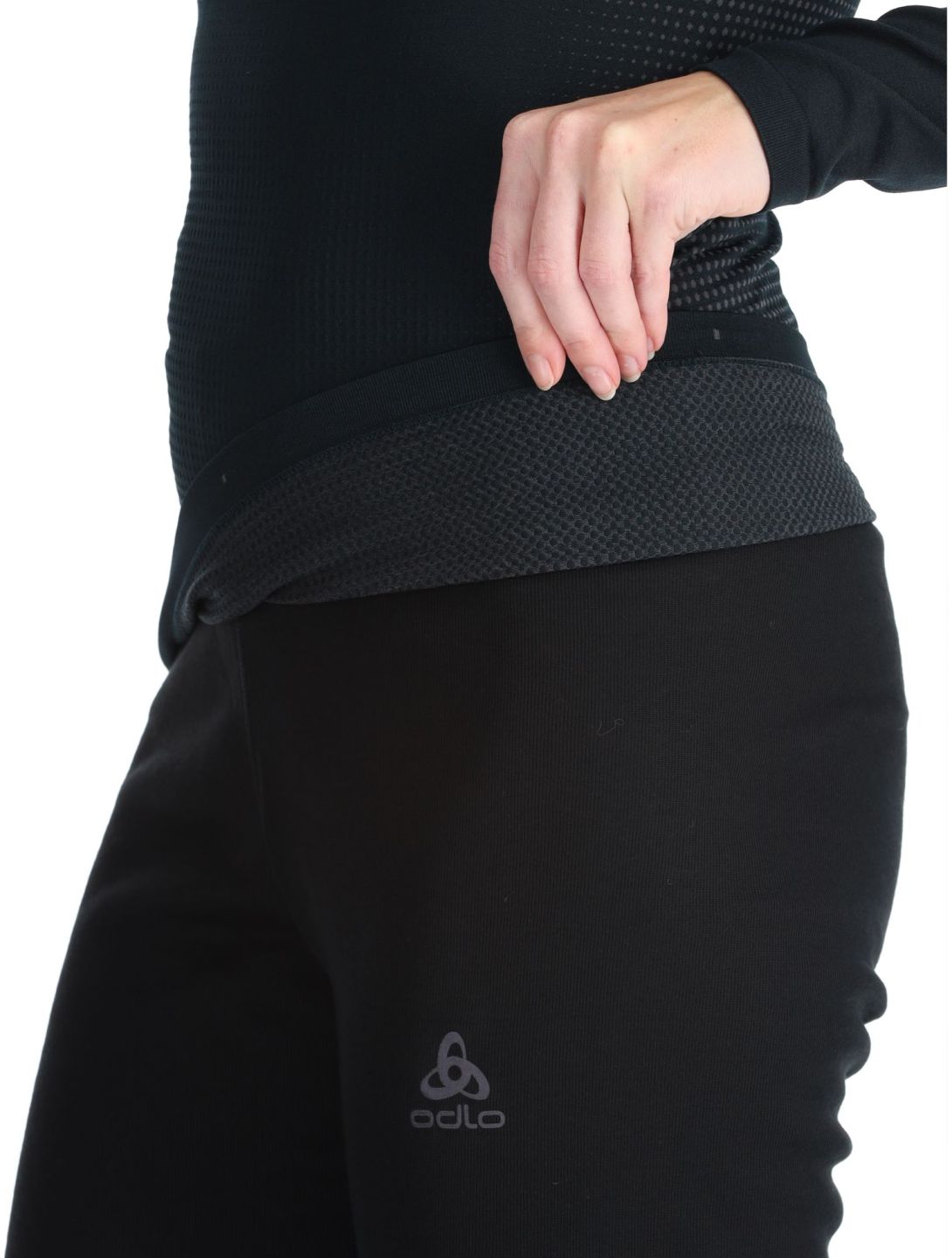 Odlo, Perfomance Warm Eco camisa termoactiva mujeres Black - Odlo Graphite Grey gris, negro 