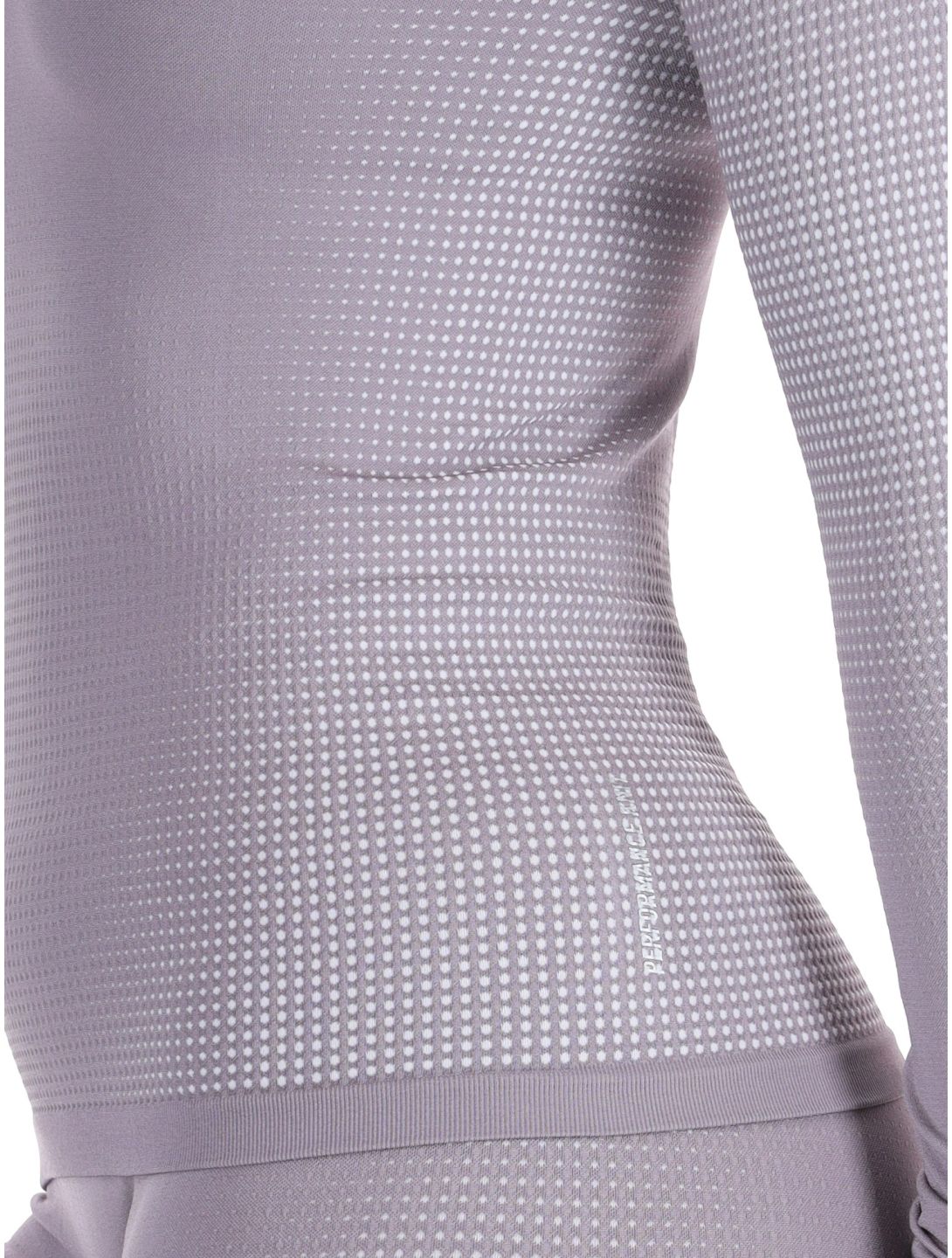 Odlo, Perfomance Warm Eco camisa termoactiva mujeres Gray Ridge gris 