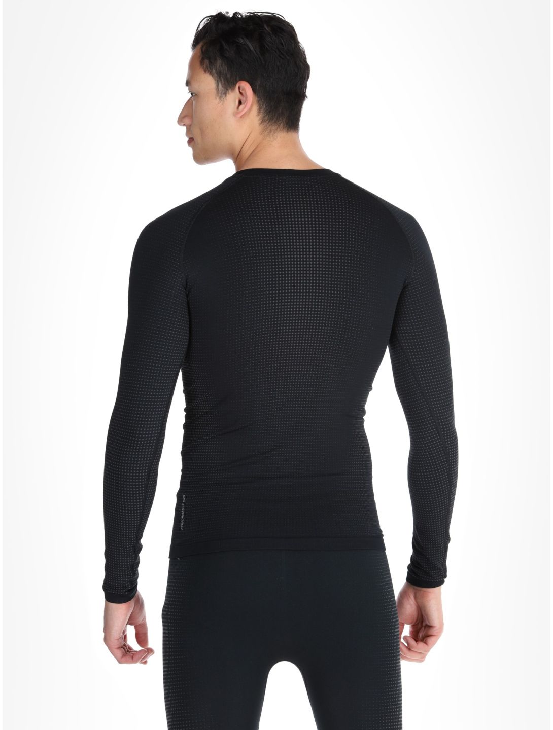 Odlo, Perfomance Warm Eco camisa termoactiva hombres Black - Odlo Graphite Grey gris, negro 