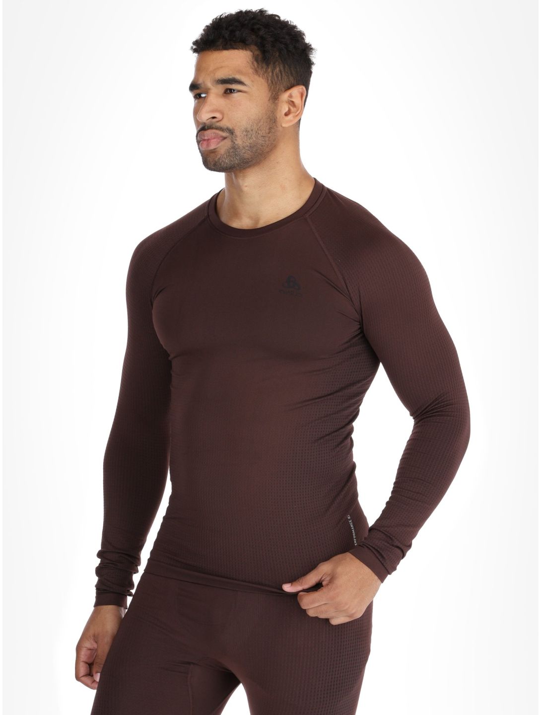 Odlo, Perfomance Warm Eco camisa termoactiva hombres Fudge púrpura 