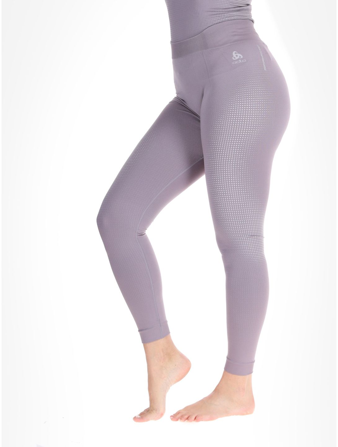 Odlo, Perfomance Warm Eco pantalón termoactivo mujeres Gray Ridge gris 