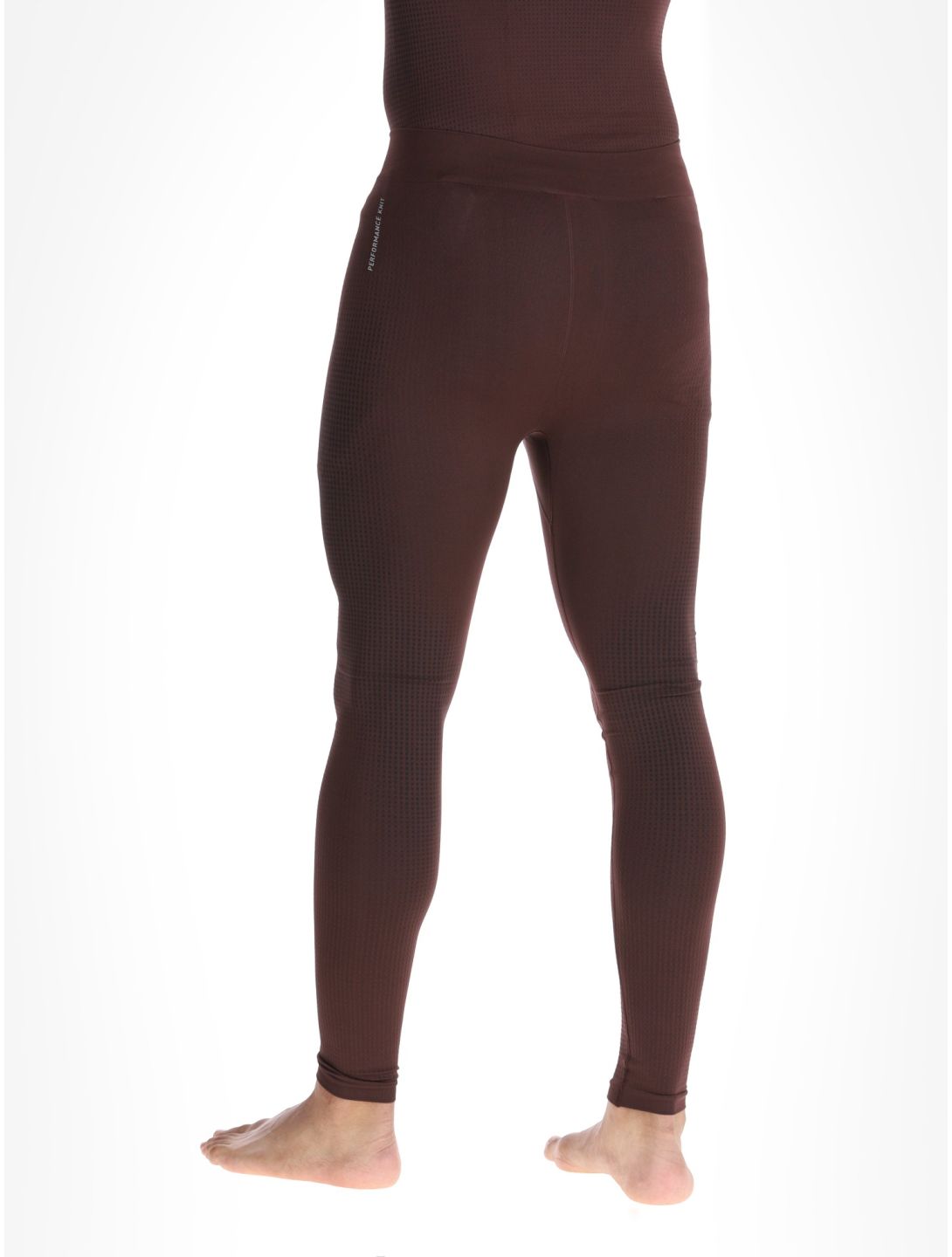 Odlo, Perfomance Warm Eco pantalón termoactivo hombres Fudge púrpura 