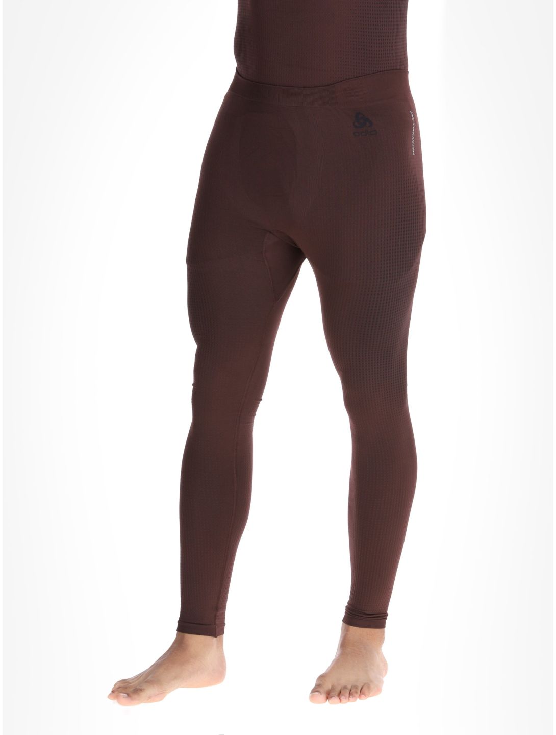 Odlo, Perfomance Warm Eco pantalón termoactivo hombres Fudge púrpura 