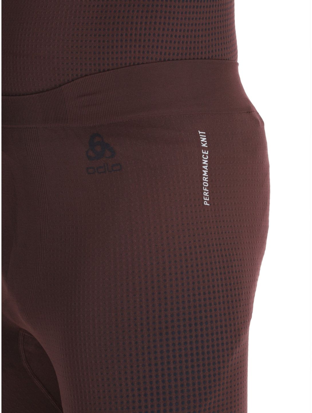 Odlo, Perfomance Warm Eco pantalón termoactivo hombres Fudge púrpura 