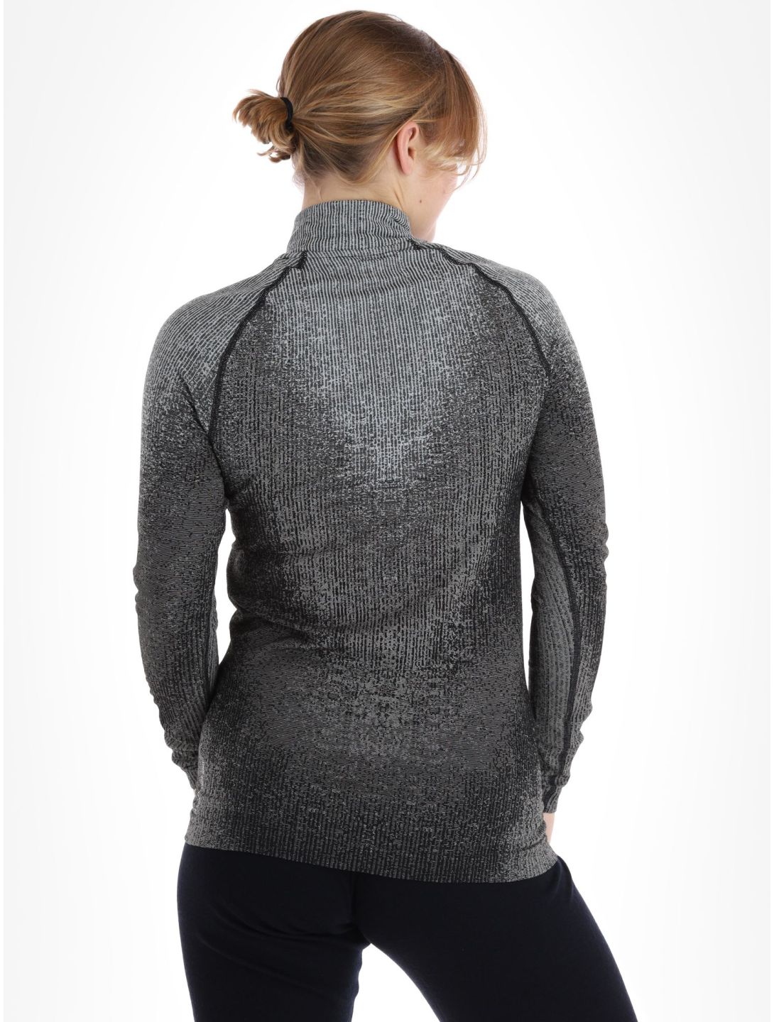 Odlo, Perfomance Zip Blackcomb Eco jersey mujeres Black negro 