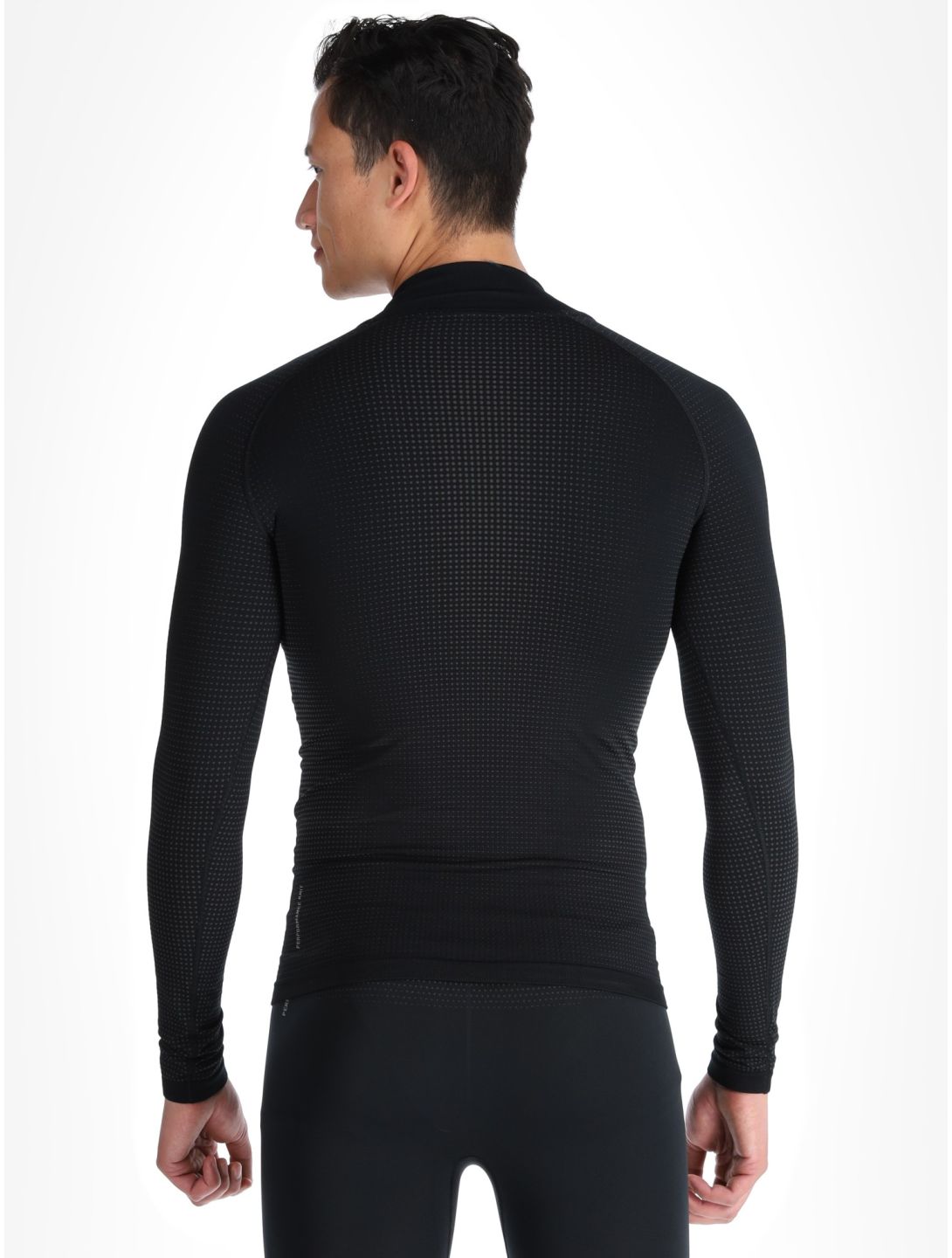 Odlo, Perfomance Zip Performance Warm Eco jersey hombres Black - Odlo Graphite Grey gris, negro 