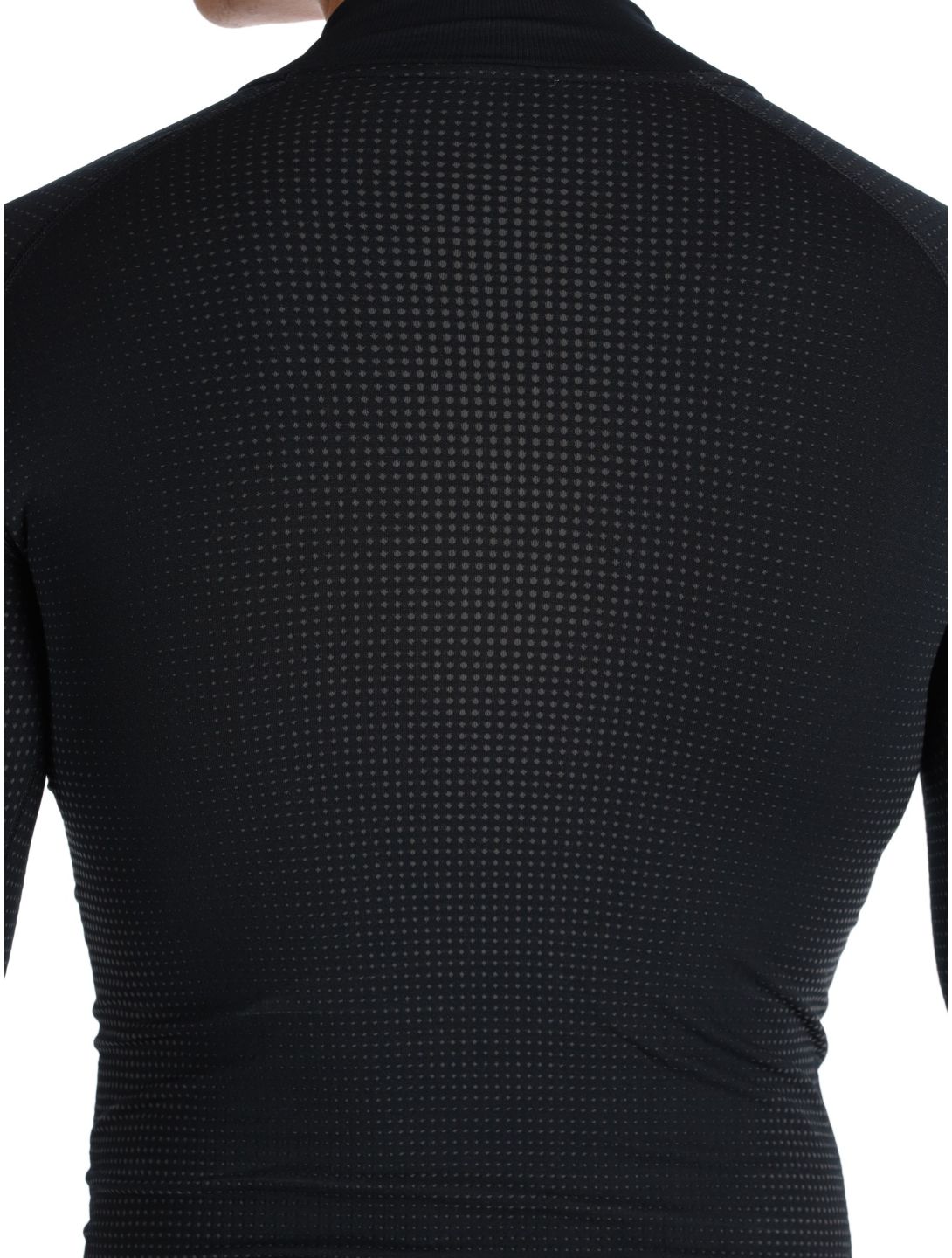 Odlo, Perfomance Zip Performance Warm Eco jersey hombres Black - Odlo Graphite Grey gris, negro 