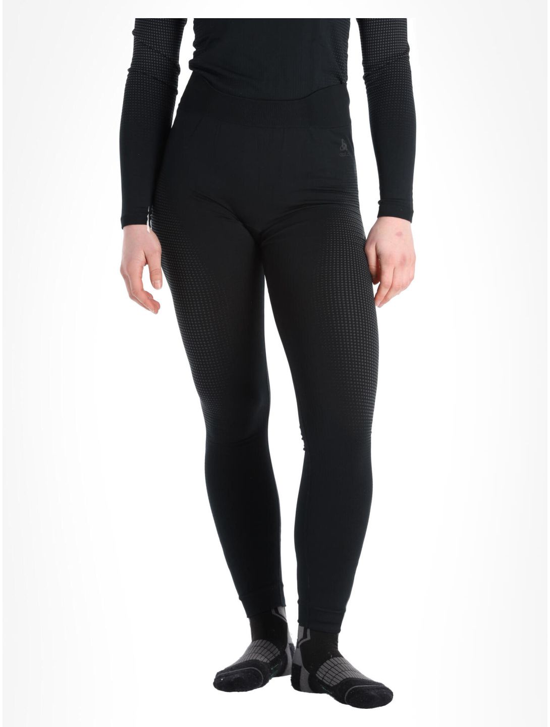 Odlo, Perfomance Warm Eco pantalón termoactivo mujeres Black - Odlo Graphite Grey gris, negro 