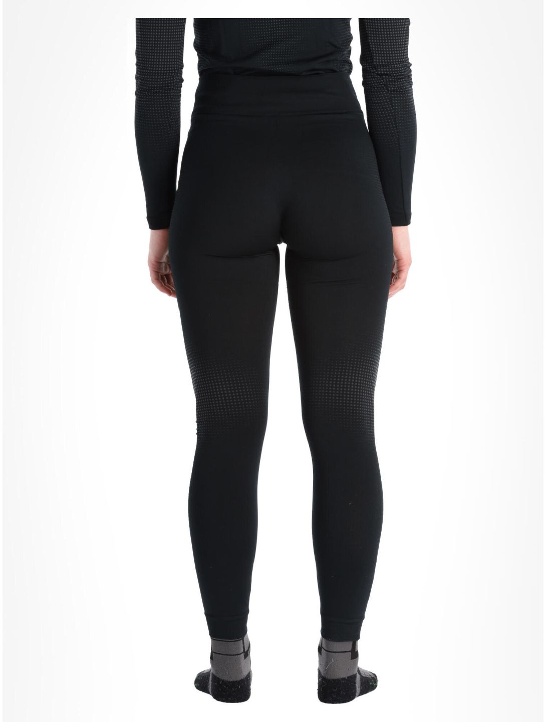 Odlo, Perfomance Warm Eco pantalón termoactivo mujeres Black - Odlo Graphite Grey gris, negro 