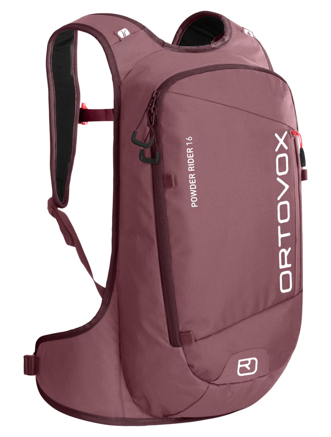 Ortovox, Powder Rider 16 mochila unisex Mountain Rose borgoña 