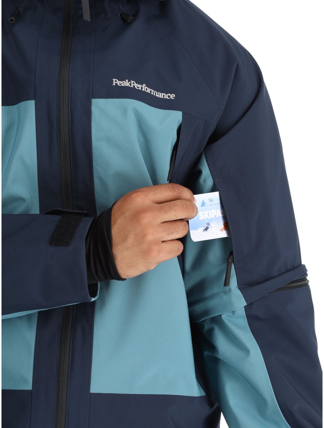 Peak Performance, M Edge 2L chaqueta de esquí hombres Blue Shadow / Hydro Fresh azul 