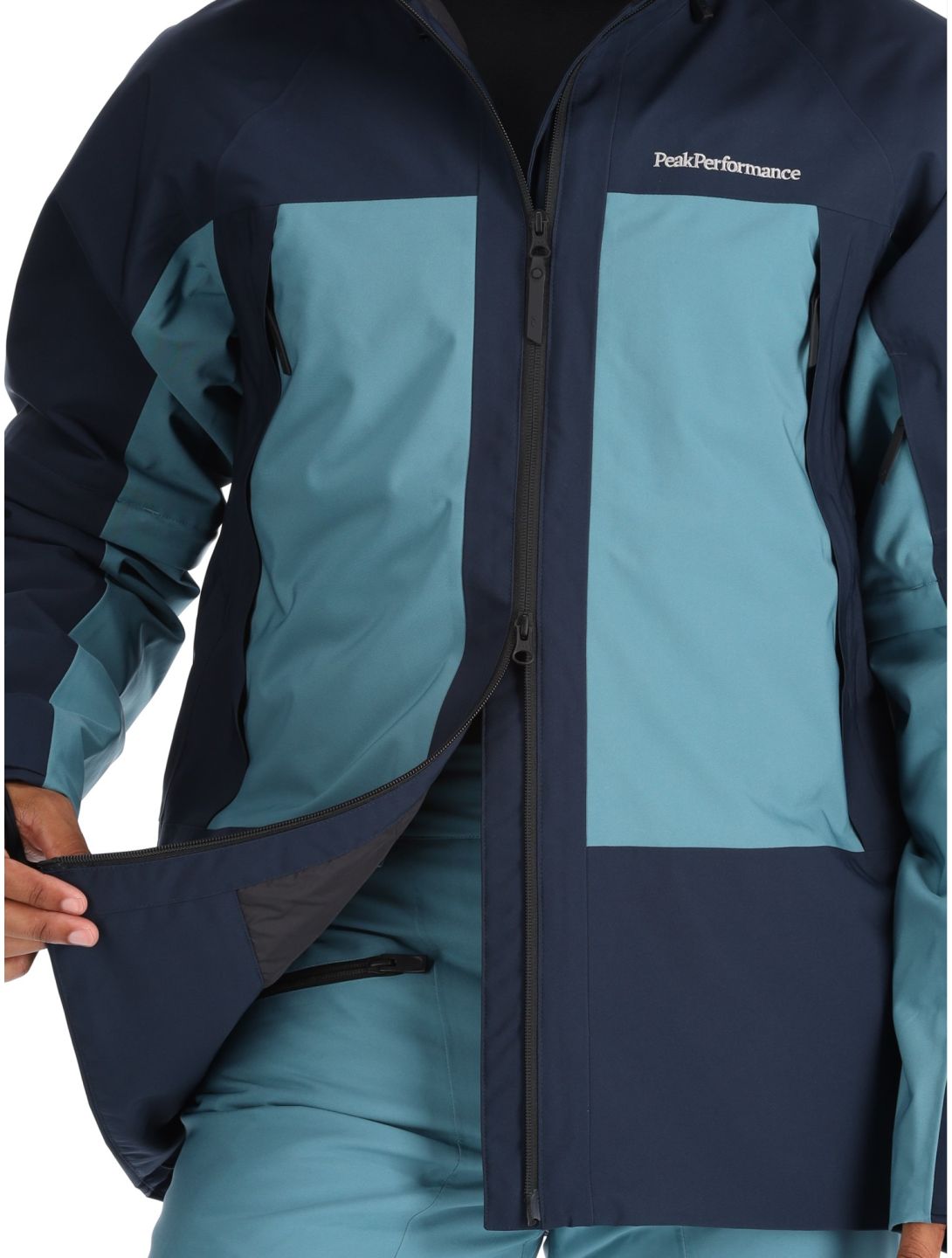 Peak Performance, M Edge 2L chaqueta de esquí hombres Blue Shadow / Hydro Fresh azul 