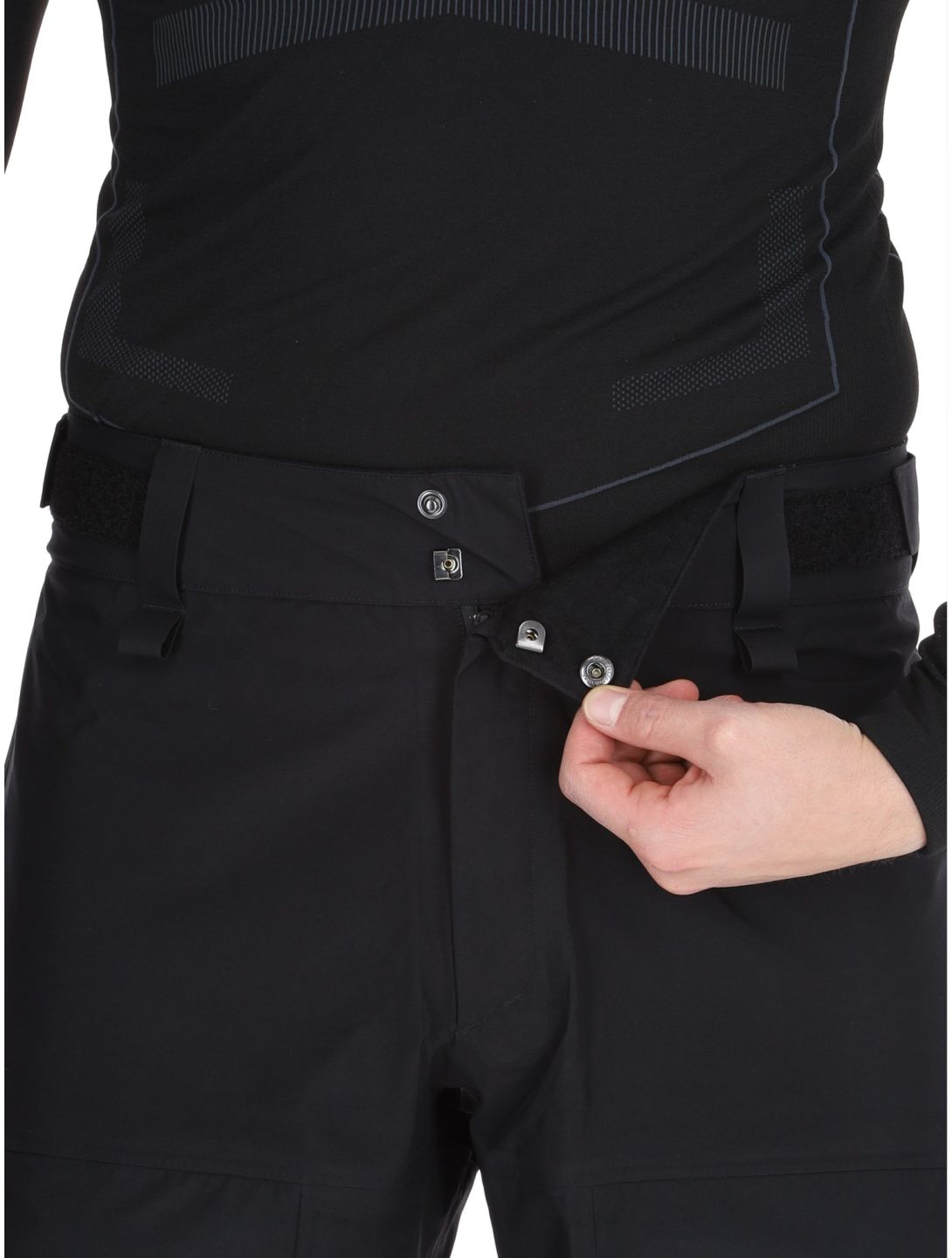 Peak Performance, M Gravity Gore-Tex 3L pantalones de esquí hardshell hombres Black negro 