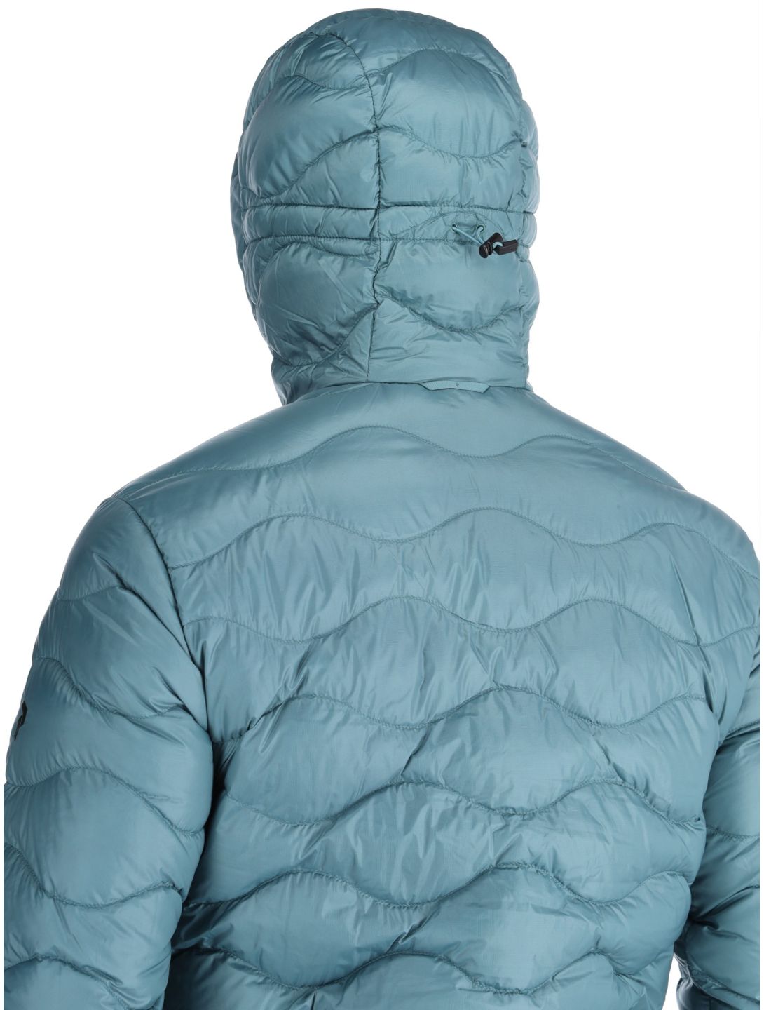 Peak Performance, M Helium Down Hood chaqueta de plumas hombres Hydro Fresh / Infinity Teel azul 