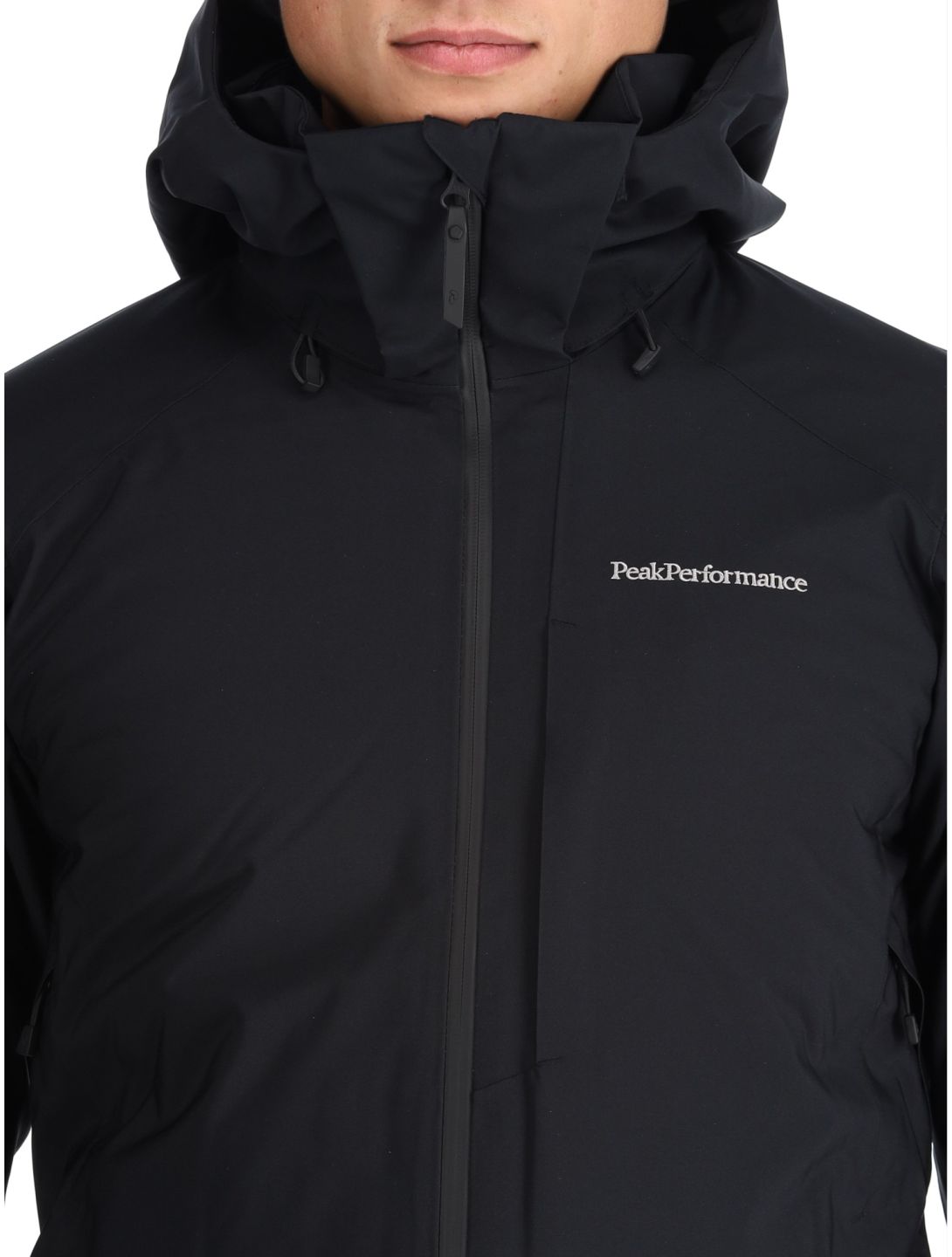 Peak Performance, M Maroon chaqueta de esquí hombres Black negro 