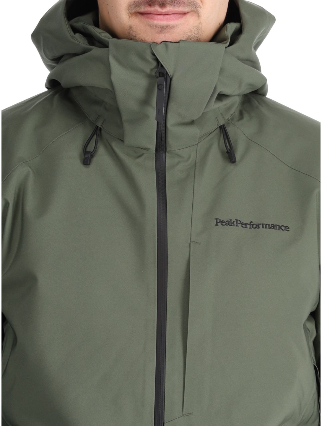 Peak Performance, M Maroon chaqueta de esquí hombres Pine Needle verde 