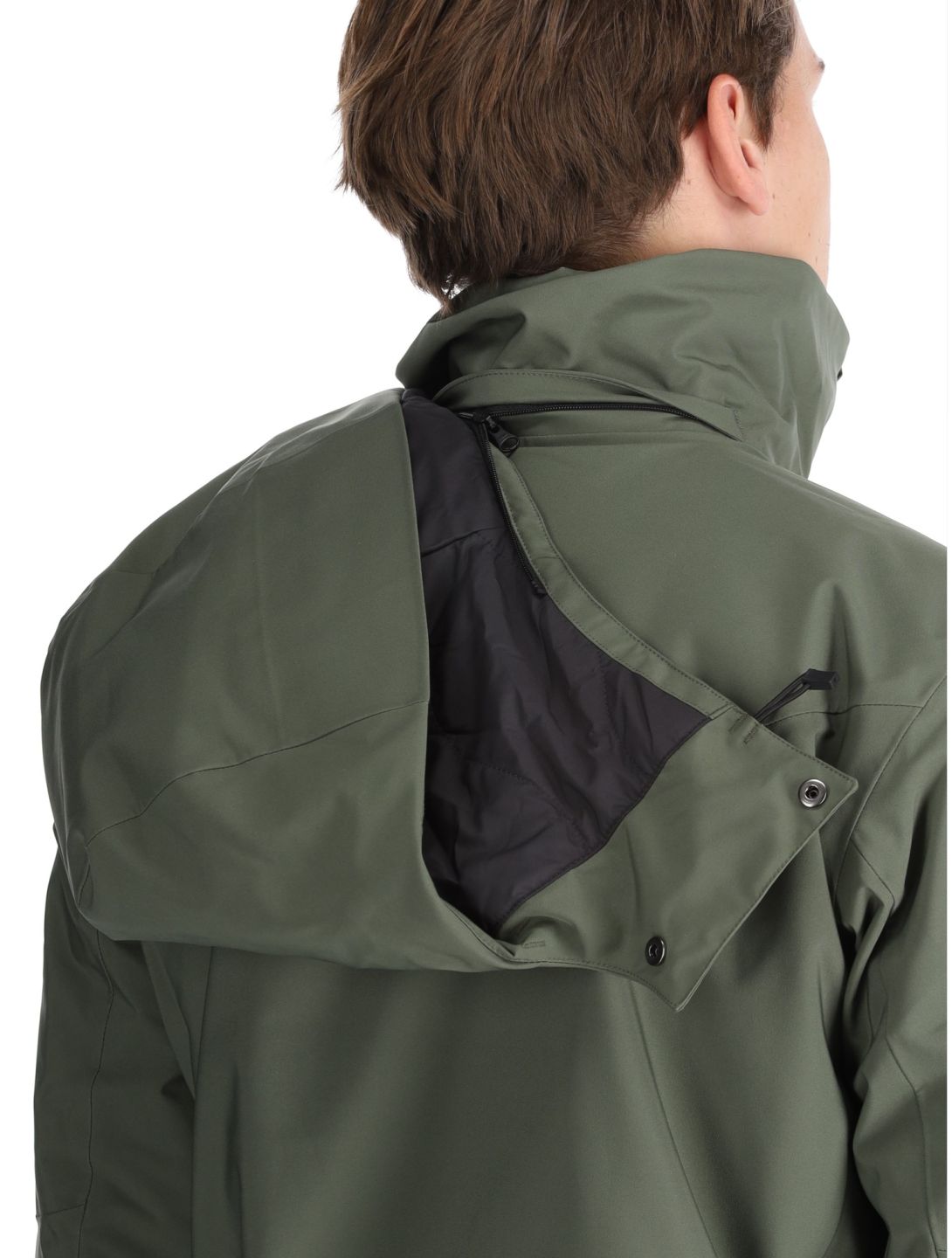 Peak Performance, M Maroon chaqueta de esquí hombres Pine Needle verde 