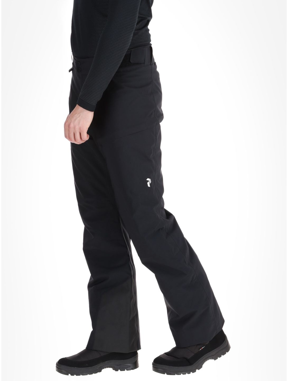 Peak Performance, M Maroon pantalones de esquí hombres Black negro 