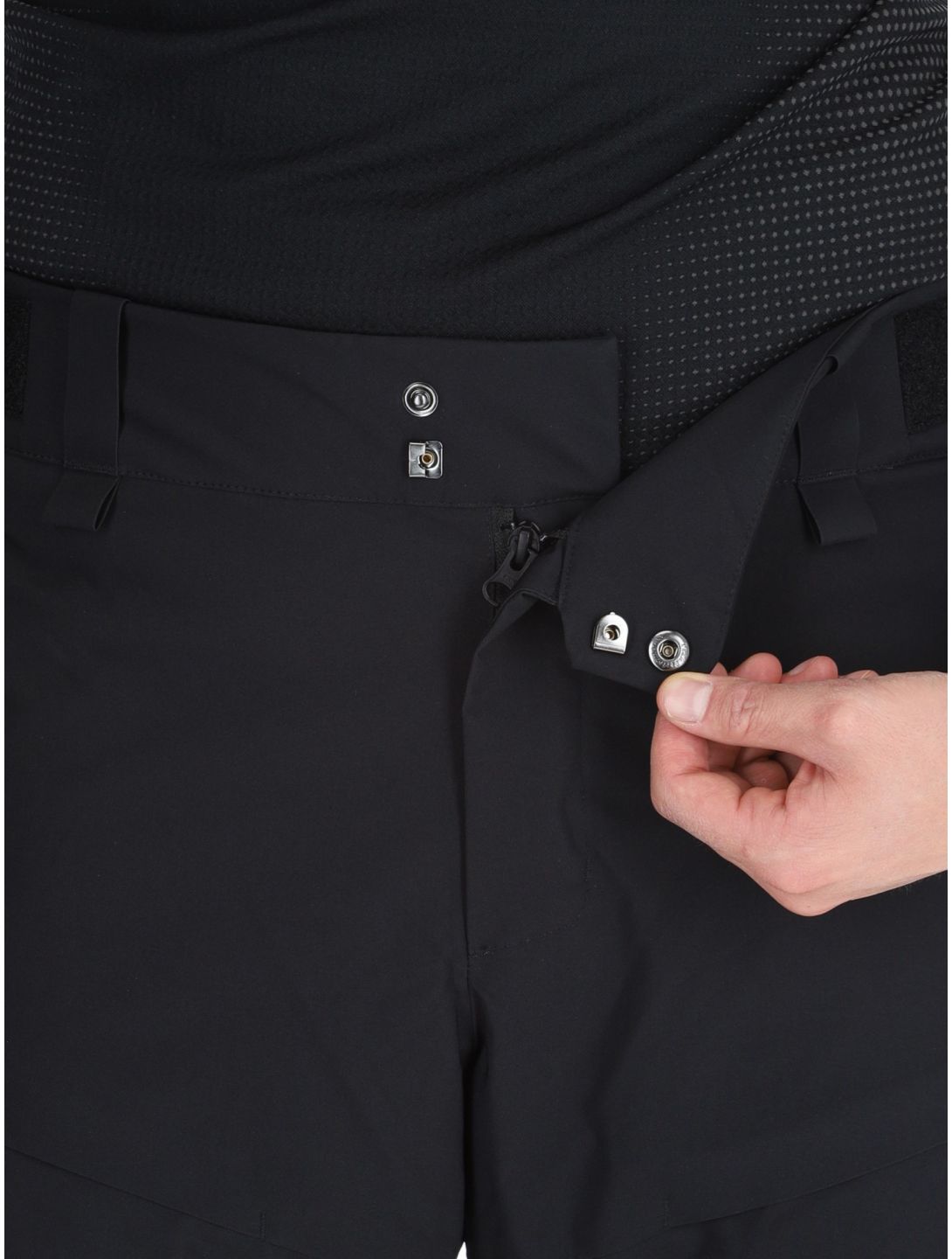 Peak Performance, M Maroon pantalones de esquí hombres Black negro 