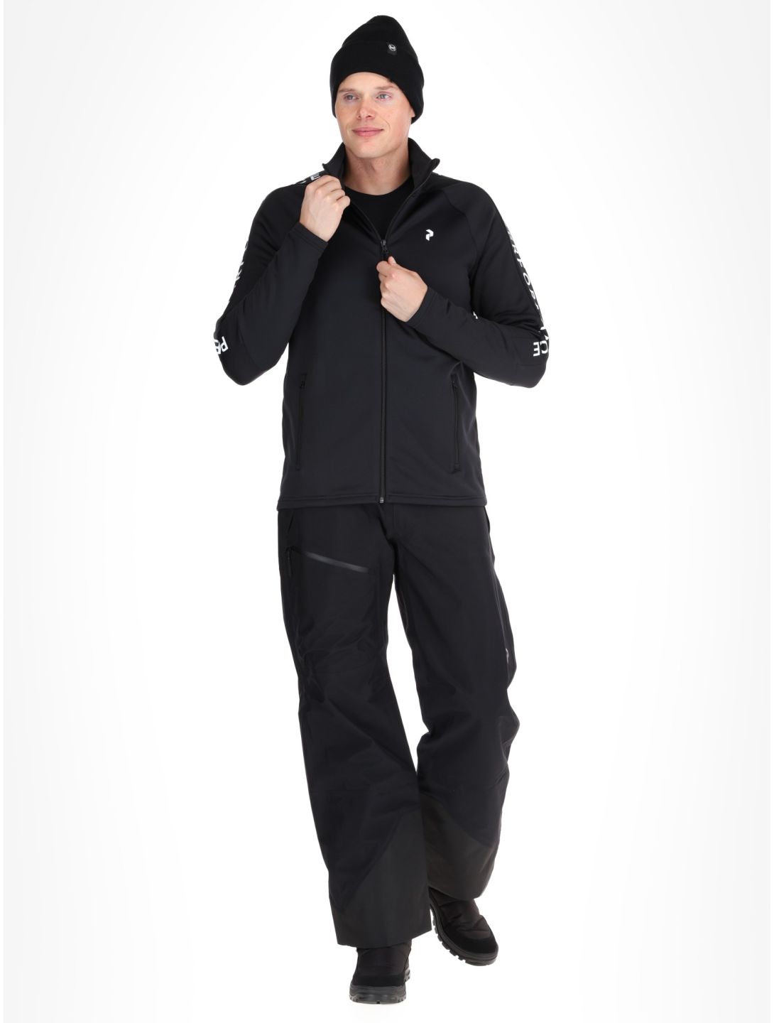 Peak Performance, M Rider Zip chaleco hombres Black negro 